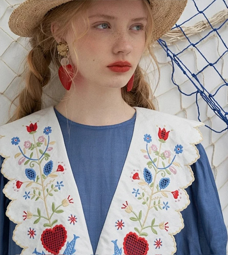 Broderade kläder och accessoarer